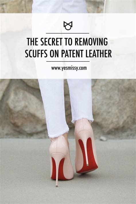 remove scuff marks from patent leather